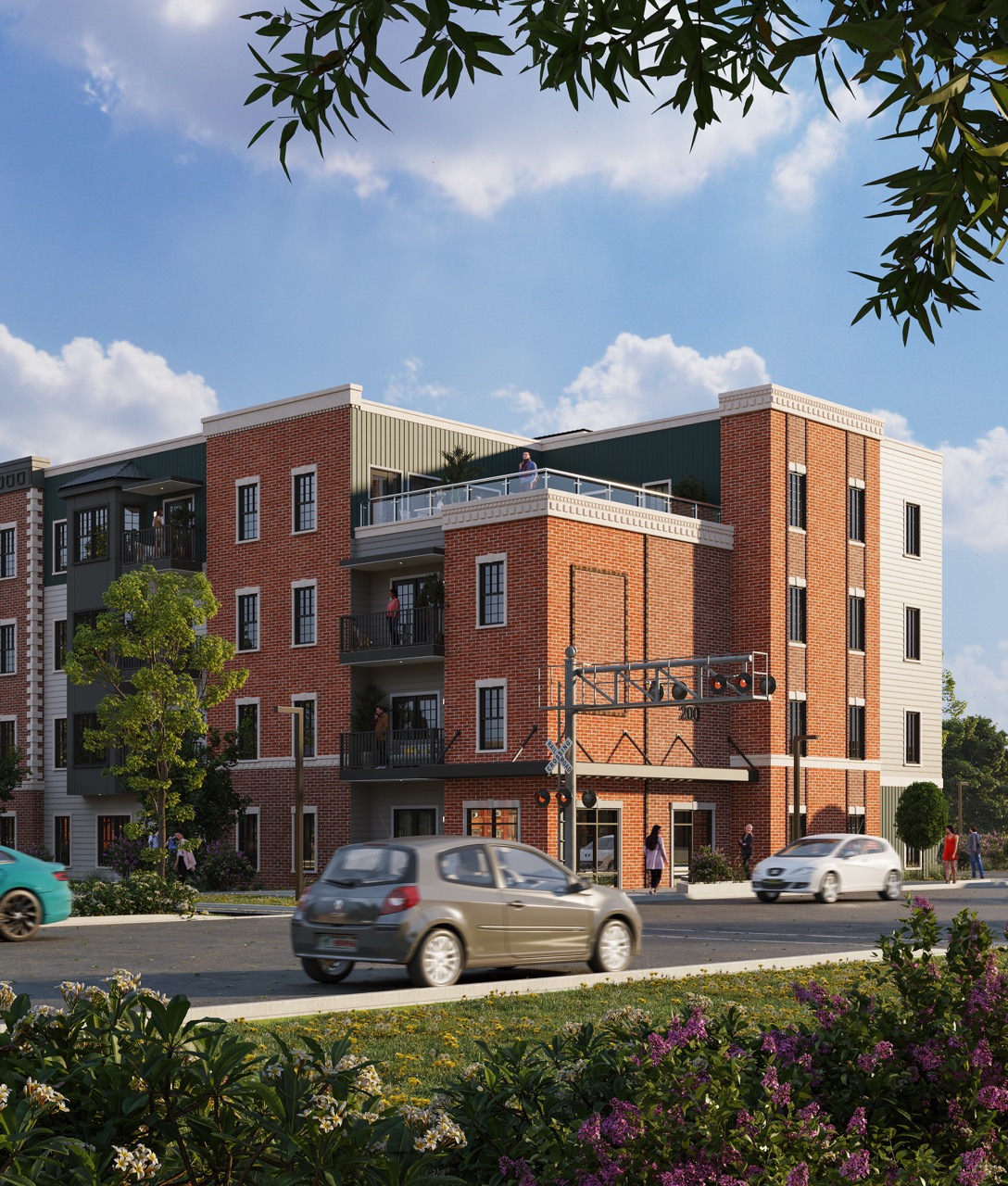 Street view of Ironwood Apartments